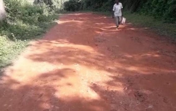 Deplorable roads jerks 'Hira' promise of BJP in Tripura